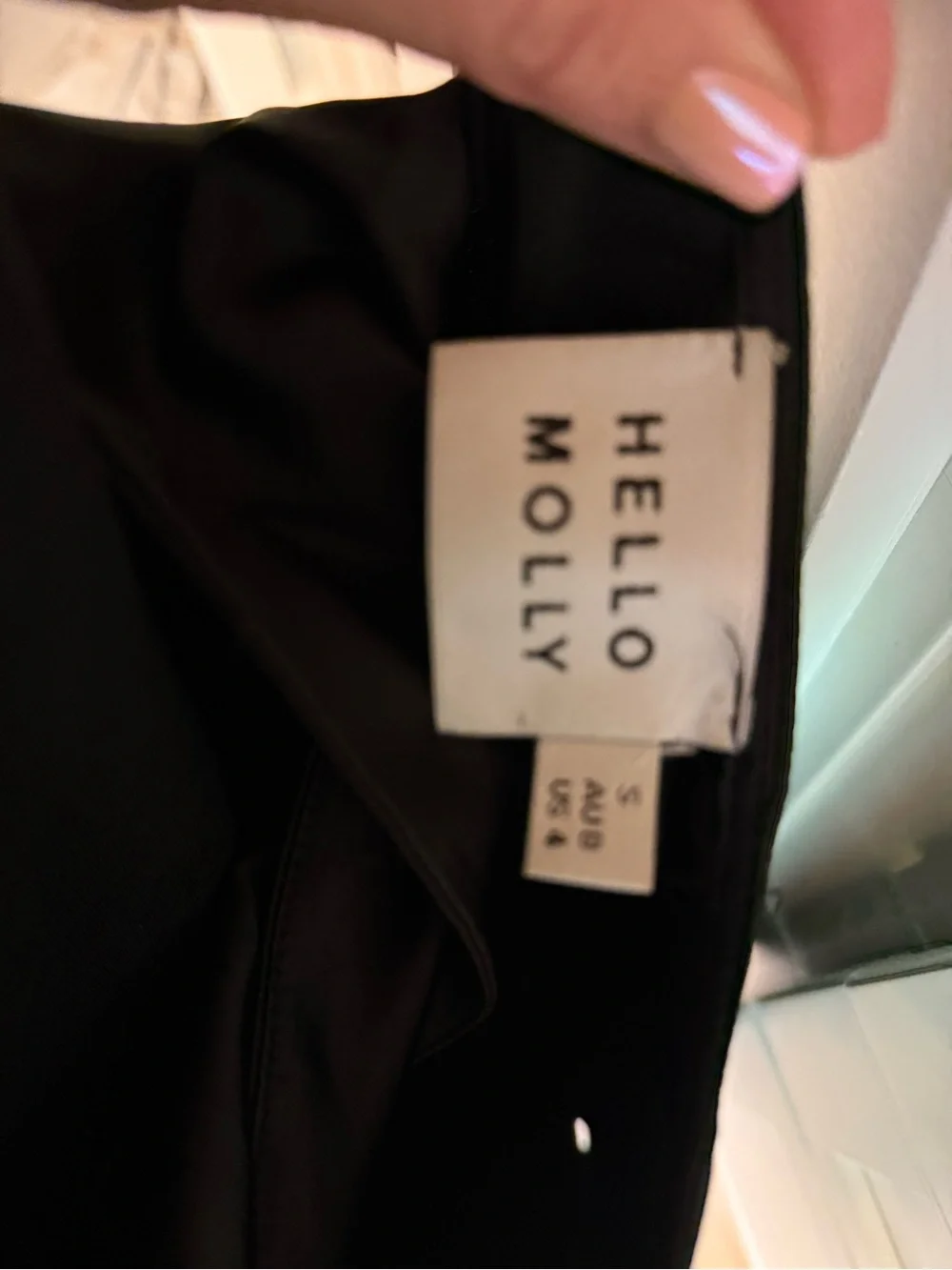 Hello Molly Black Halter Mini Dress - Picture 5 of 5